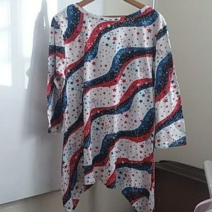 4th of July long shirt size L